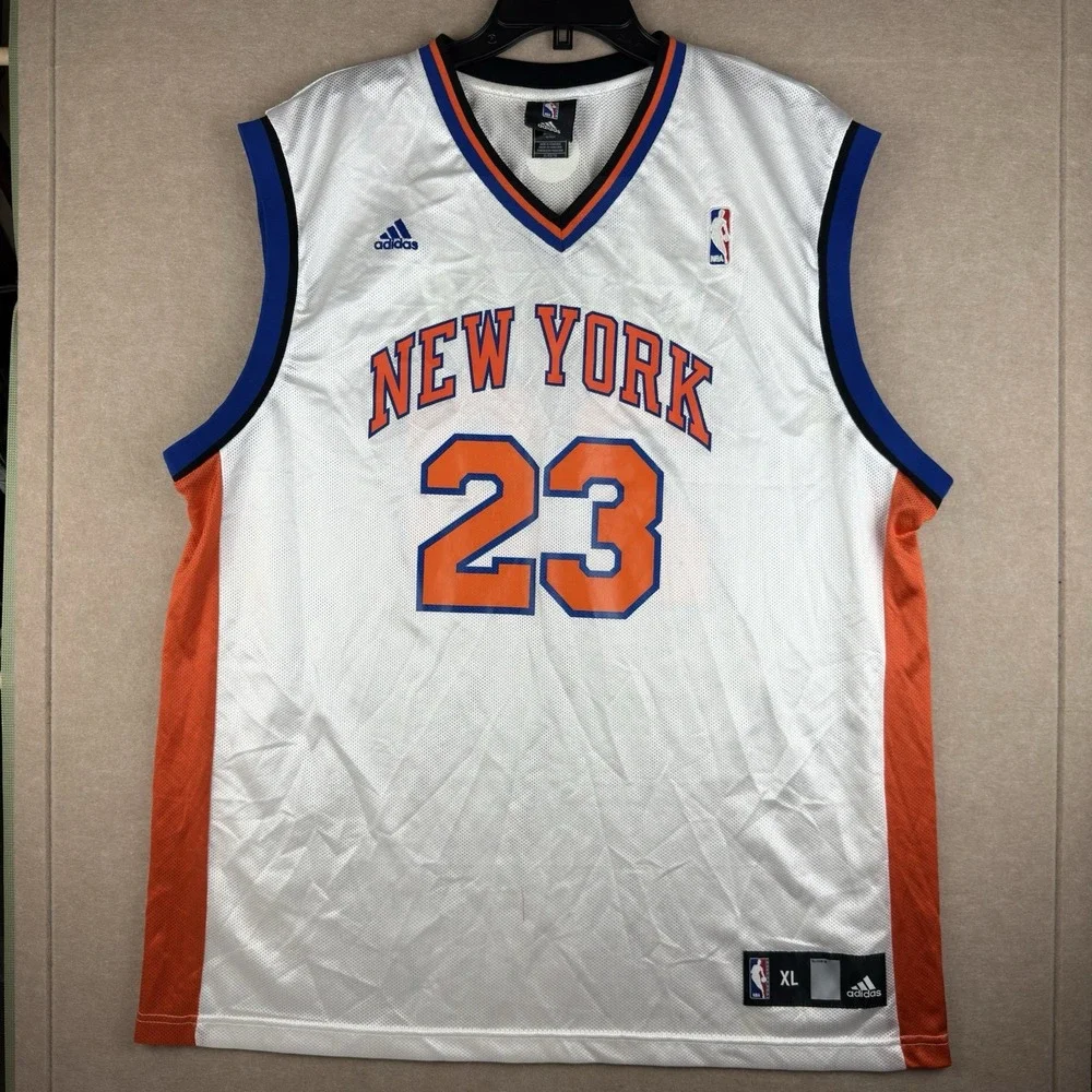 RARE LeBron James Knicks Jersey XL #23 Adidas‎ NBA Custom Fan Concept NY